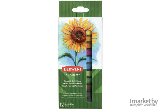 Товары для творчества Derwent Academy Soft Pastels 12 цветов