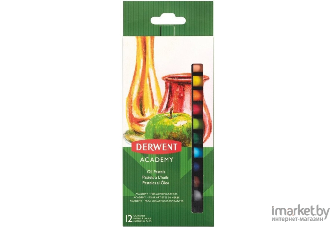 Товары для творчества Derwent Academy Oil Pastel 12 цветов