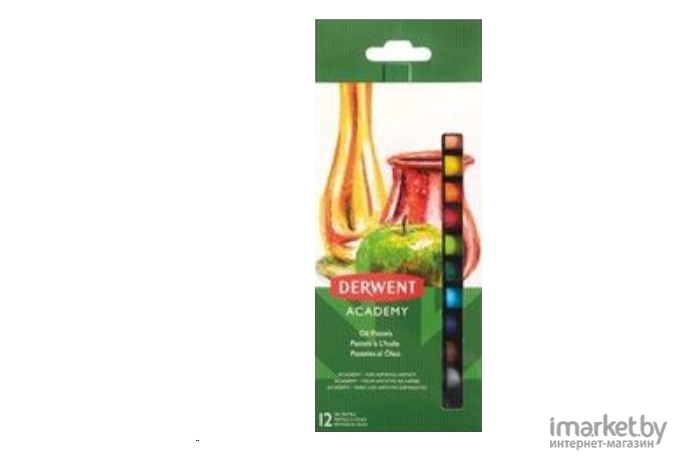 Товары для творчества Derwent Academy Oil Pastel 12 цветов