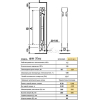 Радиатор отопления STI чугунный Нова-300 (6 секций)