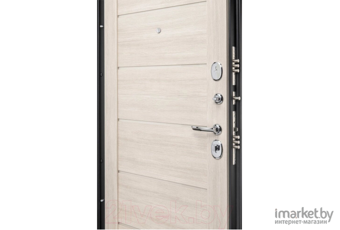 Дверь входная elPorta Porta S 4.П22 Almon 28 98x205, левая Bianco Veralinga