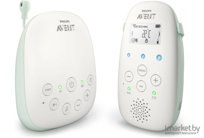 Радионяня и видеоняня Philips AVENT SCD711/52