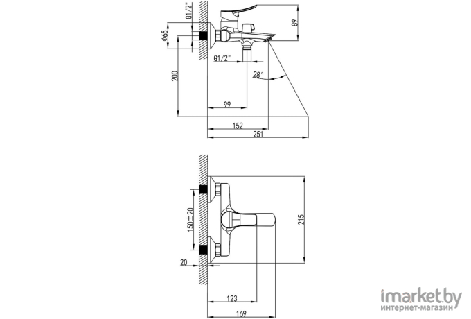 Смеситель Milardo Amplex AMPSB02M02