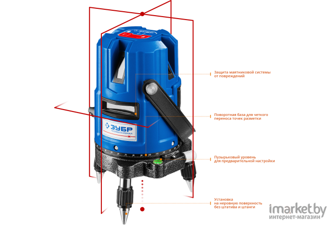 Лазерный нивелир Зубр Крест-55
