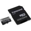 Карта памяти Transcend microSD 64GB microSDXC Class 10, UHS-I U1, High Endurance SD адаптер