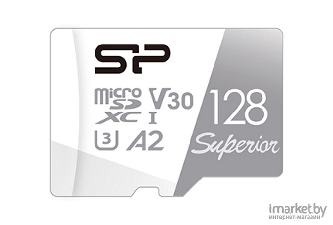 Карта памяти Silicon-Power microSD 128GB Superior Pro A2 microSDXC Class 10 UHS-I U3 Colorful 100/80 Mb/s (SD адаптер)