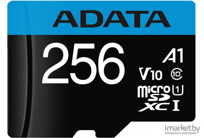 Карта памяти A-Data Premier 256GB 100/25MB/s (AUSDX256GUICL10A1-RA1)