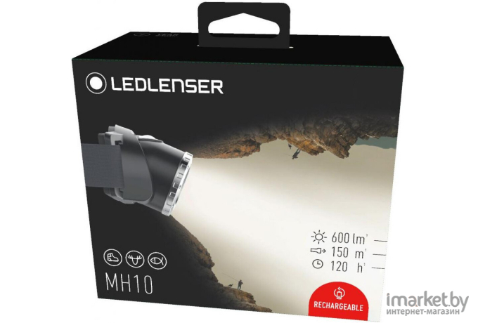 Фонарь Led Lenser MH10 черный