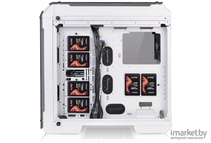 Корпус Thermaltake View 71 TG Snow без БП белый