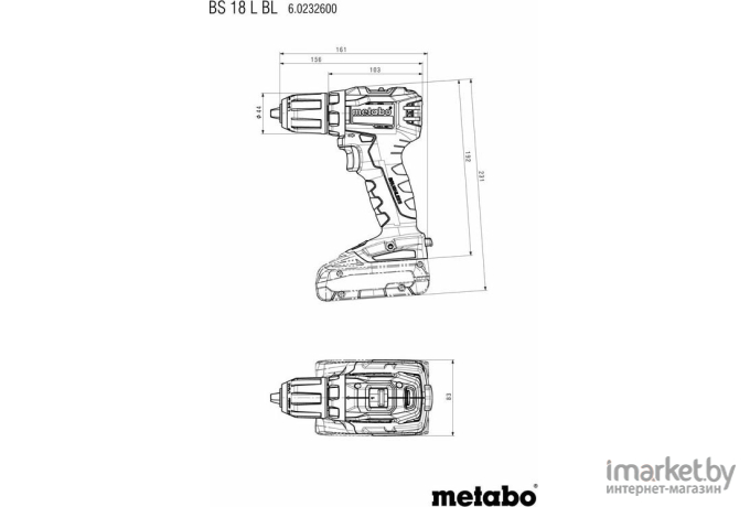 Электроотвертка и шуруповёрт Metabo BS 18 L BL