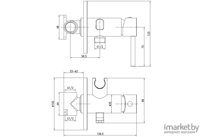 Смеситель IDDIS 003SBR0i08