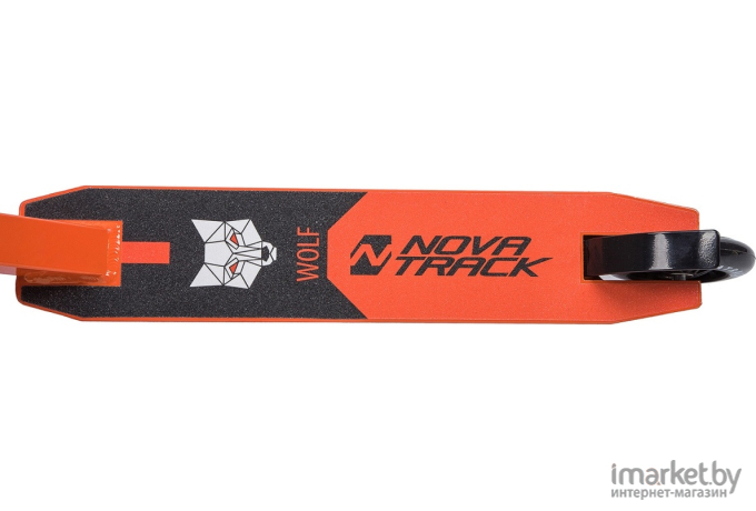 Самокат Novatrack Wolf EL оранжевый [110P.WOLF.BOR9]