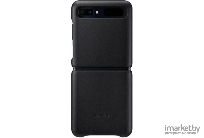 Чехол для телефона Samsung Leather Cover для Samsung Galaxy Z Flip Black