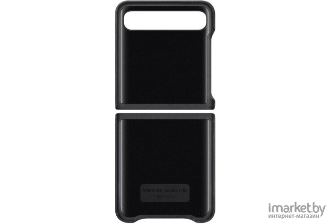 Чехол для телефона Samsung Leather Cover для Samsung Galaxy Z Flip Black