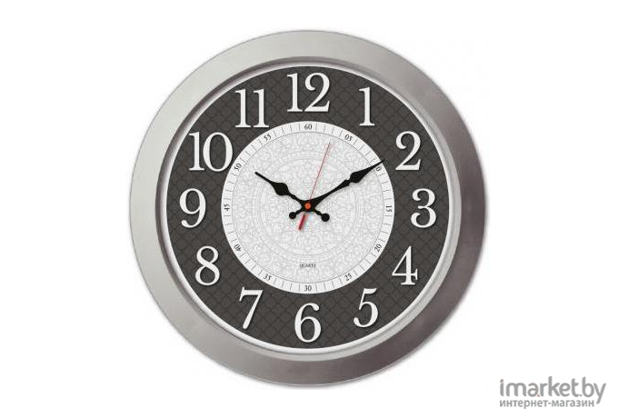 Интерьерные часы Бюрократ WallC-R67P серебристый