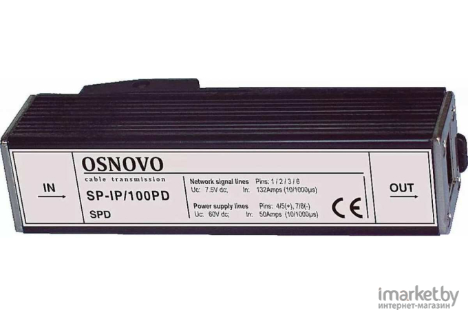 Грозозащита Osnovo SP-IP/100PD