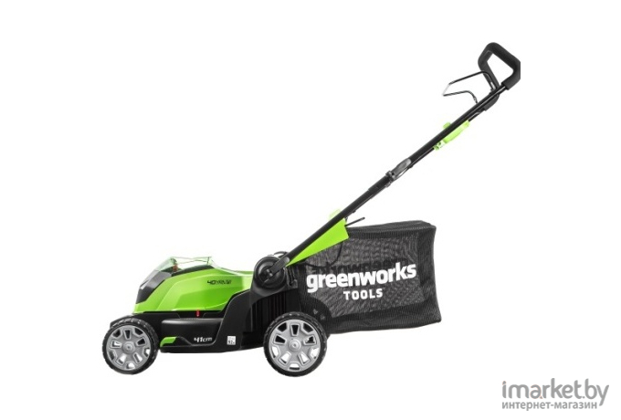 Газонокосилка аккумуляторная Greenworks G40LM41