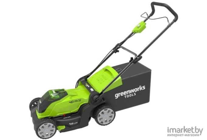 Газонокосилка аккумуляторная Greenworks G40LM41