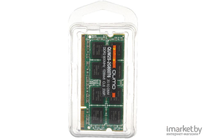 Оперативная память QUMO DDR2 SODIMM 2Gb PC2-6400