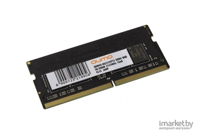 Оперативная память QUMO DDR4 SODIMM 8Gb PC4-17000