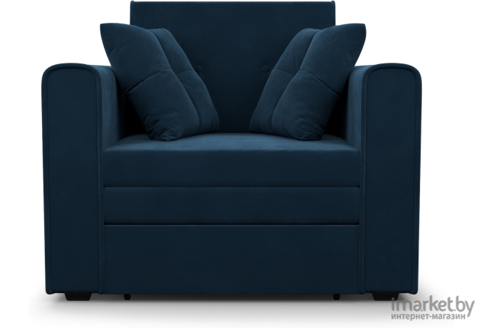 Кресло-кровать Mebel-Ars Санта Luna 034 темно-синий