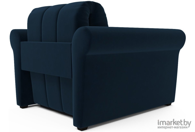 Кресло-кровать Mebel-Ars Гранд Luna 034 темно-синий