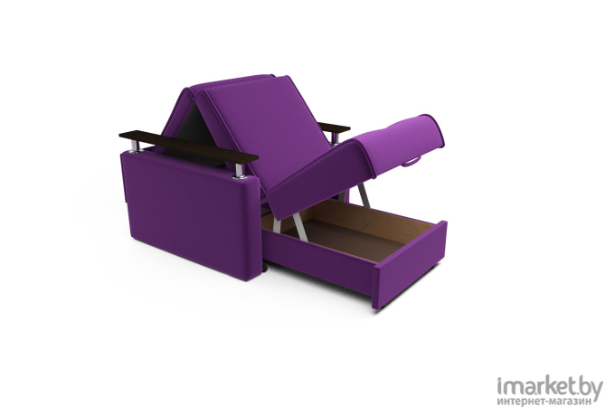 Кресло-кровать Mebel-Ars Шарк фиолетовый