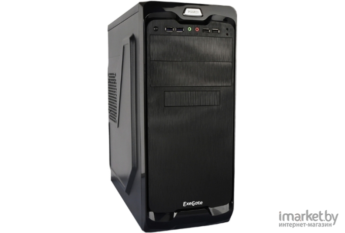 Корпус ExeGate UN-604  ATX  400W Black