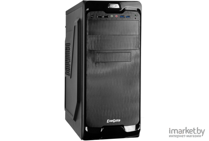 Корпус ExeGate UN-604  ATX  400W Black