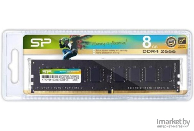 Оперативная память Silicon-Power DDR 4 DIMM 8Gb PC21300 2666Mhz