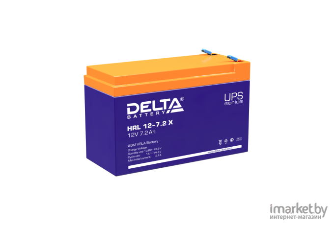 Аккумулятор для ИБП Delta HRL 12-7.2(X)