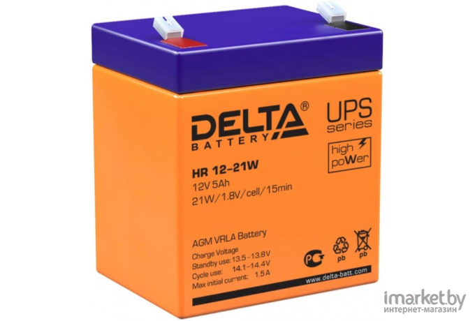 Аккумулятор для ИБП Delta HR 12-21W