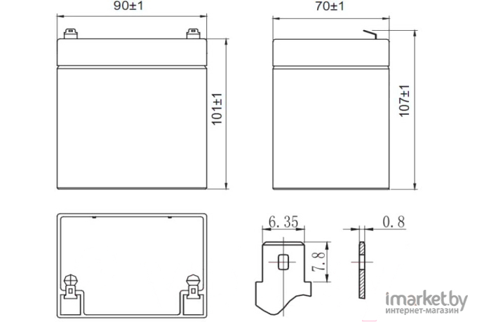 Аккумулятор для ИБП Delta HR 12-21W