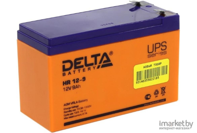 Аккумулятор для ИБП Delta HR 12-9(L)