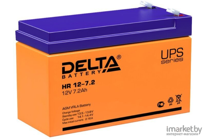 Аккумулятор для ИБП Delta HR 12-7.2