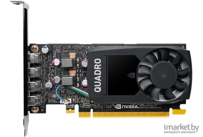 Видеокарта PNY VGA Nvidia Quadro P1000 4GB GDDR5