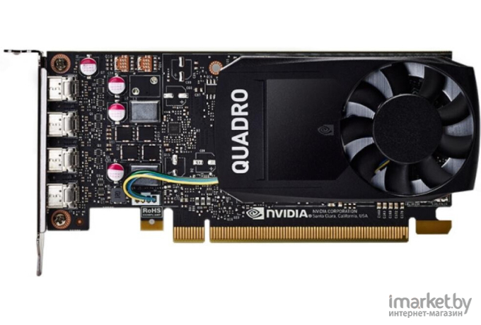 Видеокарта PNY VGA Nvidia Quadro P1000 4GB GDDR5