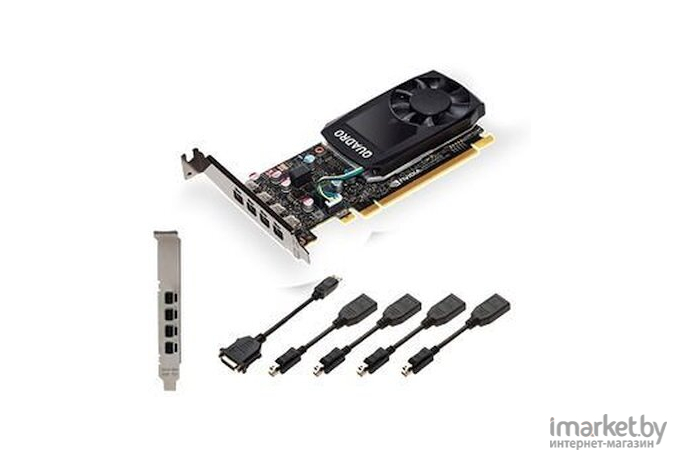 Видеокарта PNY VGA Nvidia Quadro P1000 4GB GDDR5