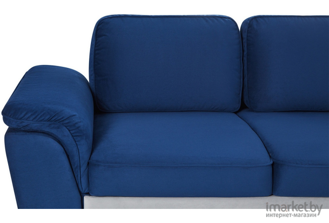 Угловой диван Милан правый Velvet Blue