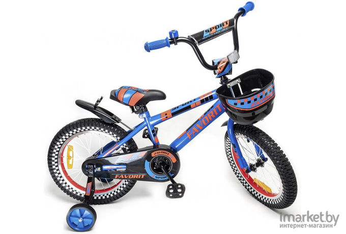 Велосипед детский Favorit Sport 16 синий [SPT-16BL]