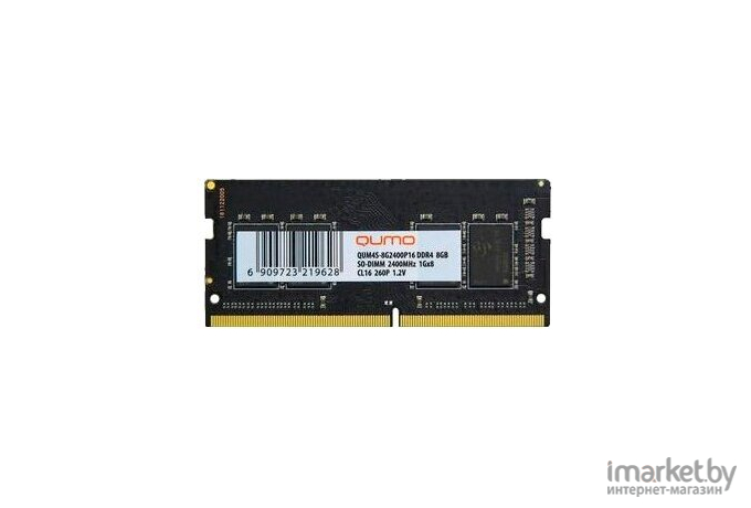 Оперативная память QUMO DDR4 SODIMM 8Gb PC4-19200