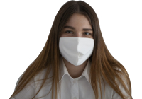Защитная маска Health&Care детская, р. S белый