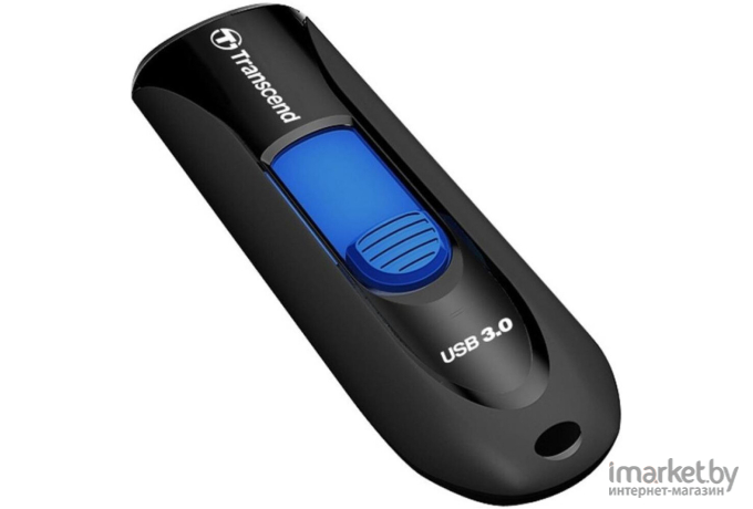 USB Flash Transcend 256Gb 790 USB3.0 черный/синий