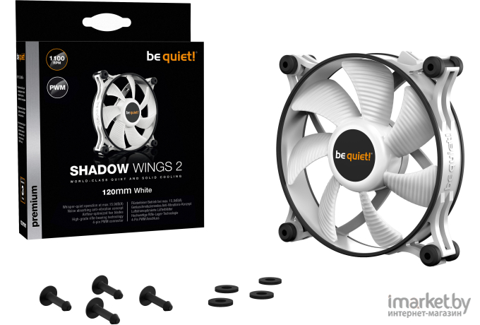 Кулер be quiet! Shadow Wings 2 White
