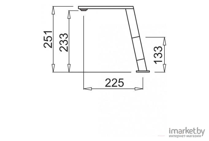 Смеситель Elleci Blade M79 Aluminium