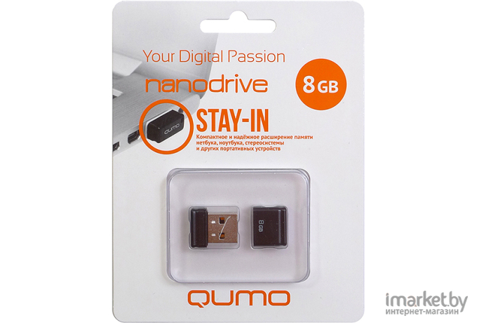 Usb flash QUMO Nanodrive  USB2.0 Drive 16Gb