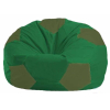 Кресло-мешок Flagman Мяч Стандарт М1.1-236 зеленый/темно-оликовый