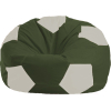 Кресло-мешок Flagman Мяч Стандарт М1.1-59 темно-оливковый/белый