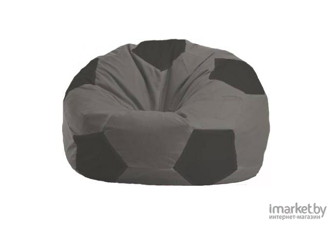 Кресло-мешок Flagman Мяч Стандарт М1.1-351 серый/темно-серый