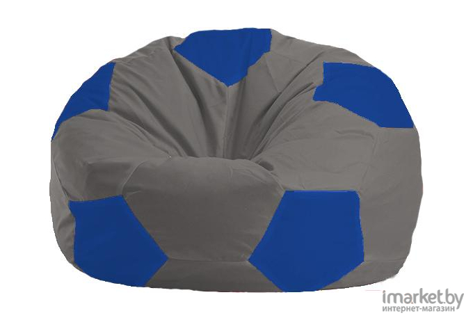 Кресло-мешок Flagman Мяч Стандарт М1.1-345 серый/синий